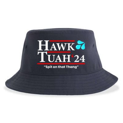 Meme Hawk Tuah 24 Spit On That Thang Gift Sustainable Bucket Hat