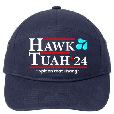 Meme Hawk Tuah 24 Spit On That Thang Gift 7-Panel Snapback Hat