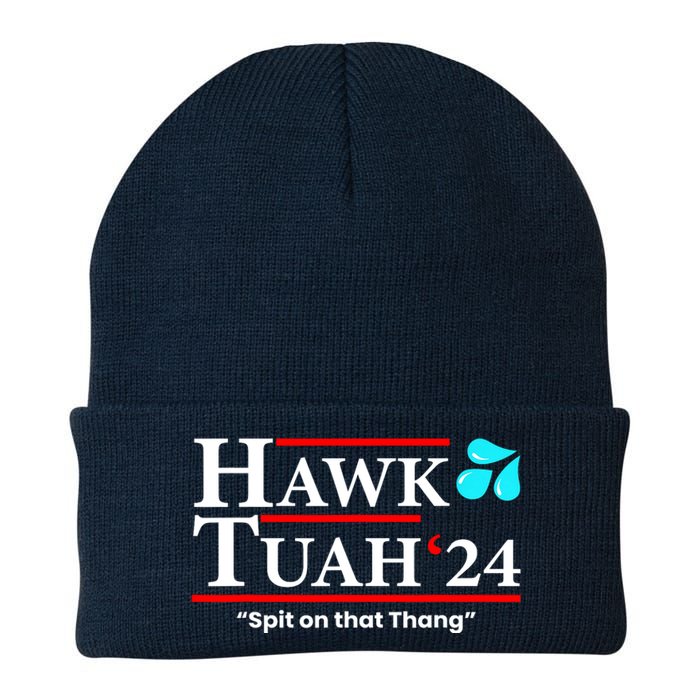 Meme Hawk Tuah 24 Spit On That Thang Gift Knit Cap Winter Beanie