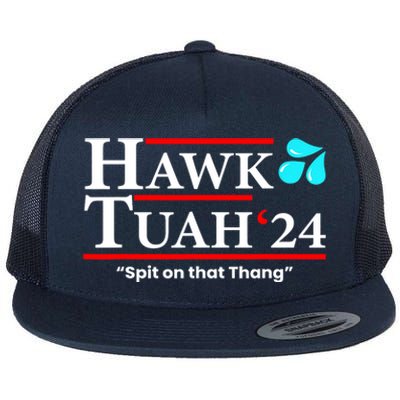 Meme Hawk Tuah 24 Spit On That Thang Gift Flat Bill Trucker Hat