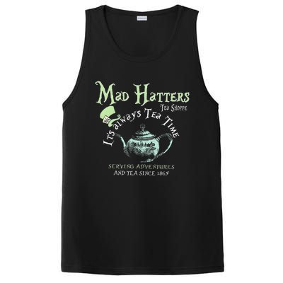 Mad Hatters Tea Shoppe ItS Always Tea Time PosiCharge Competitor Tank