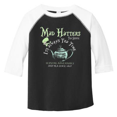 Mad Hatters Tea Shoppe ItS Always Tea Time Toddler Fine Jersey T-Shirt