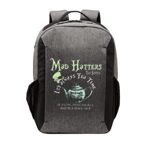 Mad Hatters Tea Shoppe ItS Always Tea Time Vector Backpack