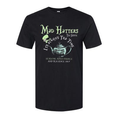 Mad Hatters Tea Shoppe ItS Always Tea Time Softstyle CVC T-Shirt