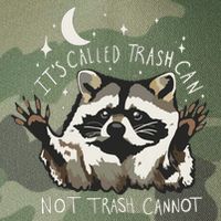 Meme Humor Trash Panda Quirky Unhinged Legacy Tie Dye Trucker Hat