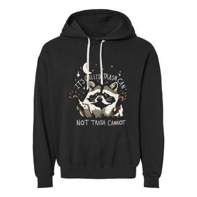 Meme Humor Trash Panda Quirky Unhinged Garment-Dyed Fleece Hoodie