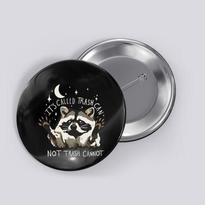 Meme Humor Trash Panda Quirky Unhinged Button