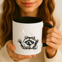 Meme Humor Trash Panda Quirky Unhinged Mug