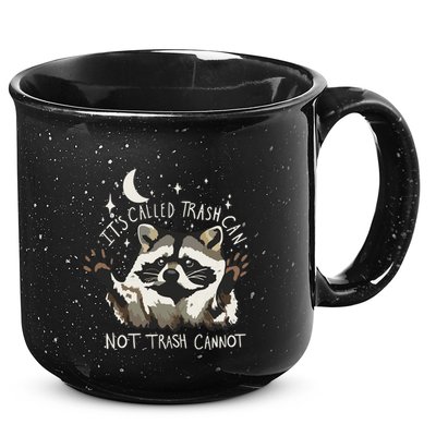 Meme Humor Trash Panda Quirky Unhinged 15oz Campfire Ceramic Mug