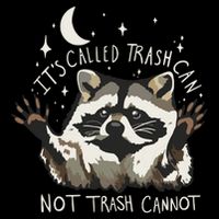 Meme Humor Trash Panda Quirky Unhinged Drawstring Bag