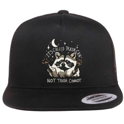 Meme Humor Trash Panda Quirky Unhinged Flatbill Hat
