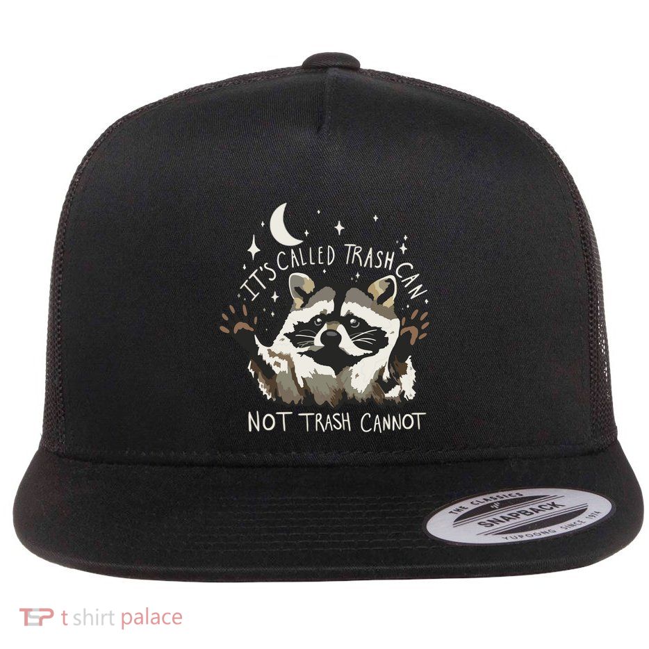 Meme Humor Trash Panda Quirky Unhinged Flatbill Hat