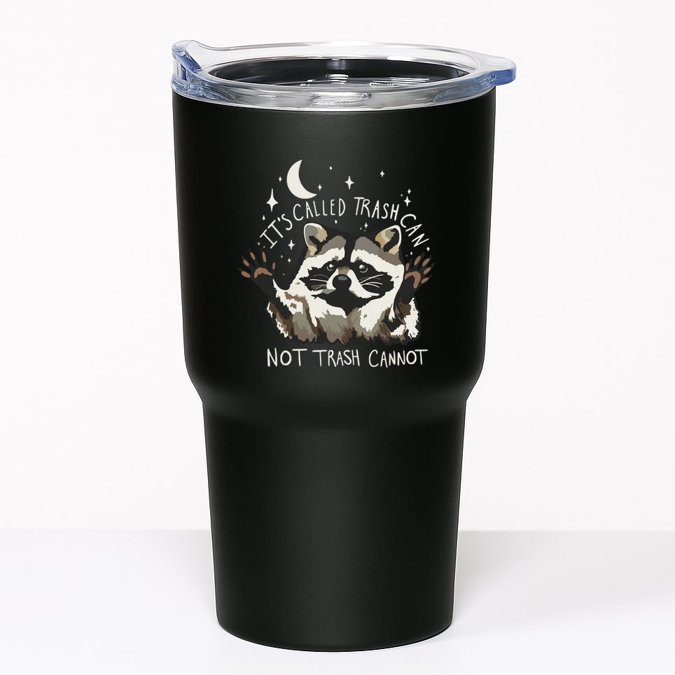 Meme Humor Trash Panda Quirky Unhinged Tumbler