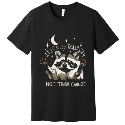 Meme Humor Trash Panda Quirky Unhinged Premium T-Shirt