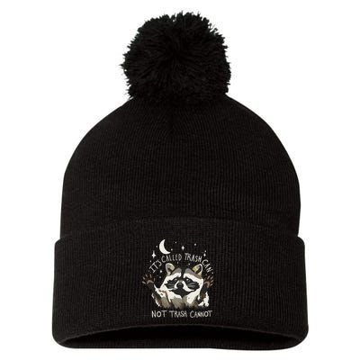 Meme Humor Trash Panda Quirky Unhinged Pom Pom 12in Knit Beanie