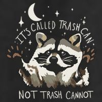 Meme Humor Trash Panda Quirky Unhinged Golf Towel