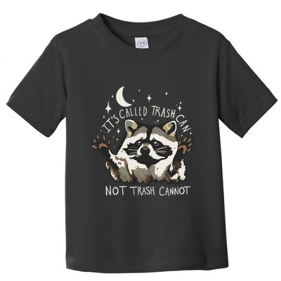 Meme Humor Trash Panda Quirky Unhinged Toddler T-Shirt