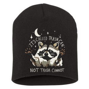 Meme Humor Trash Panda Quirky Unhinged Short Acrylic Beanie