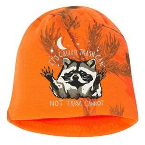 Meme Humor Trash Panda Quirky Unhinged Kati - Camo Knit Beanie