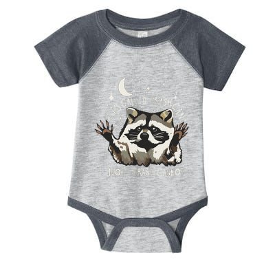 Meme Humor Trash Panda Quirky Unhinged Infant Baby Jersey Bodysuit