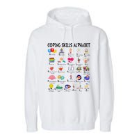 Mental Health Tie Clothing Counselor Garment-Dyed Fleece Hoodie