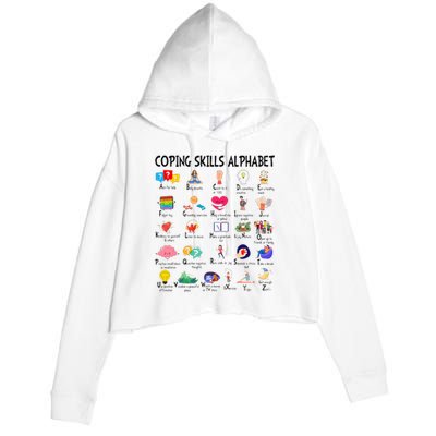 Mental Health Tie Clothing Counselor Crop Fleece Hoodie