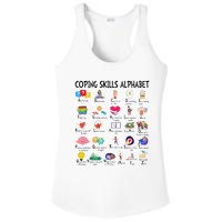 Mental Health Tie Clothing Counselor Ladies PosiCharge Competitor Racerback Tank