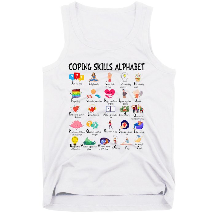 Mental Health Tie Clothing Counselor Tank Top