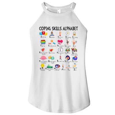 Mental Health Tie Clothing Counselor Women's Perfect Tri Rocker Tank