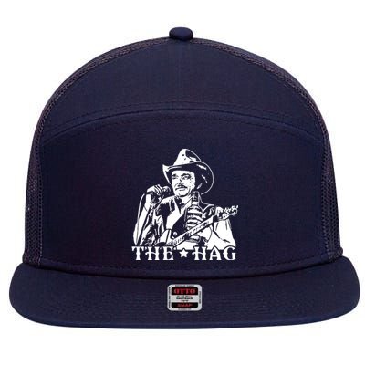 Merle Haggard The Hag 7 Panel Mesh Trucker Snapback Hat