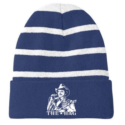 Merle Haggard The Hag Striped Beanie with Solid Band