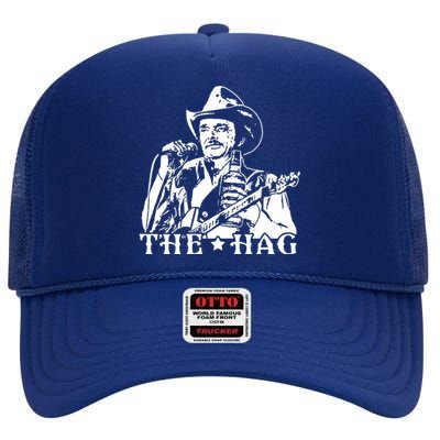 Merle Haggard The Hag High Crown Mesh Back Trucker Hat