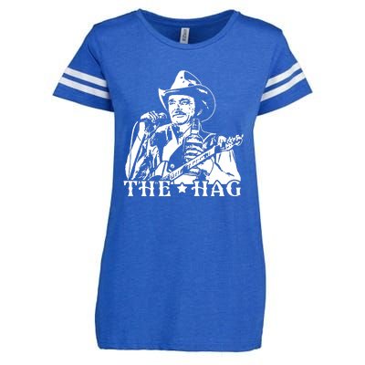 Merle Haggard The Hag Enza Ladies Jersey Football T-Shirt