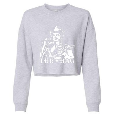 Merle Haggard The Hag Cropped Pullover Crew