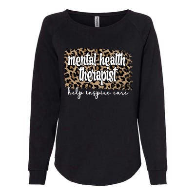 Mental Health Therapist Tal Health Therapy Gift Womens California Wash Sweatshirt