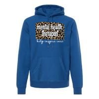 Mental Health Therapist Tal Health Therapy Gift Premium Hoodie