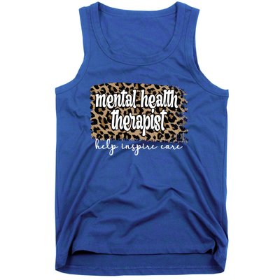 Mental Health Therapist Tal Health Therapy Gift Tank Top