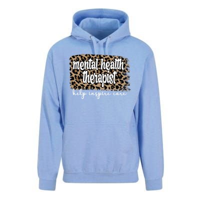 Mental Health Therapist Tal Health Therapy Gift Unisex Surf Hoodie