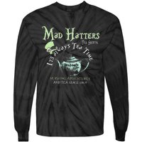 Mad Hatters Tea Shoppe ItS Always Tea Time Tie-Dye Long Sleeve Shirt