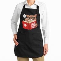 Meow How To Train Your Human Funny Cat Apron