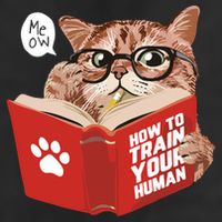 Meow How To Train Your Human Funny Cat Tumbler