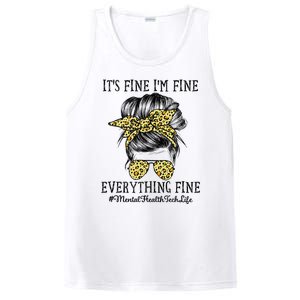 Mental Health Tech It's Fine I'm Fine and Everything's Fine PosiCharge Competitor Tank