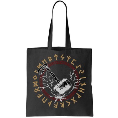 Mjolnir Hammer Thor Viking Tote Bag