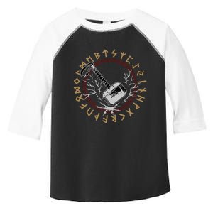 Mjolnir Hammer Thor Viking Toddler Fine Jersey T-Shirt