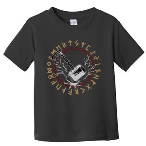 Mjolnir Hammer Thor Viking Toddler T-Shirt