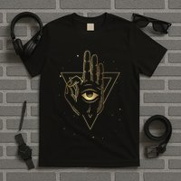 Meditation Hand Third Eye With Boho Style T-Shirt