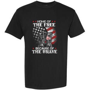 Memorial Honor The Fallen Veteran Support Garment-Dyed Heavyweight T-Shirt