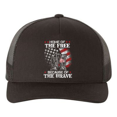 Memorial Honor The Fallen Veteran Support Yupoong Adult 5-Panel Trucker Hat