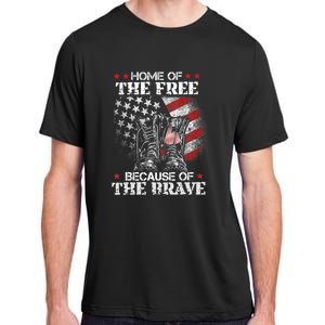 Memorial Honor The Fallen Veteran Support Adult ChromaSoft Performance T-Shirt