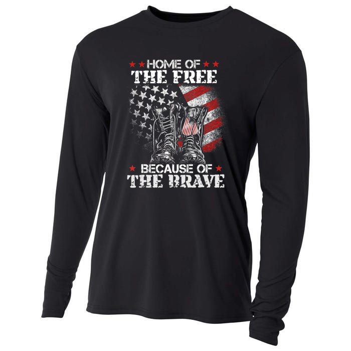 Memorial Honor The Fallen Veteran Support Cooling Performance Long Sleeve Crew